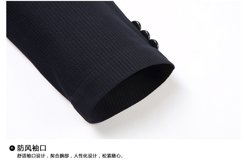 高端品质韩版新款男士春秋薄款西装上衣领空调服男休闲纯色外套详情21