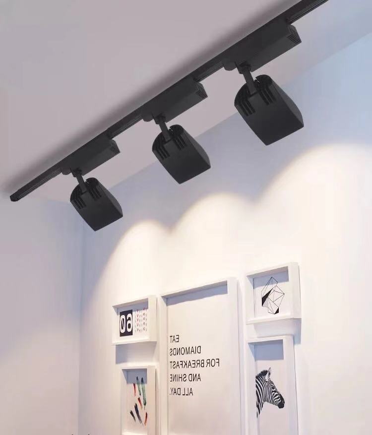 Shovel light, track light, led shovel light, large-angle spotlight, wall-washing light, shell, personalized track light, cob track light pic 7