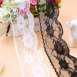 34色现货花边 电商爆款4.5CM无弹蕾丝花边 米字蕾丝边diy服装辅料详情3