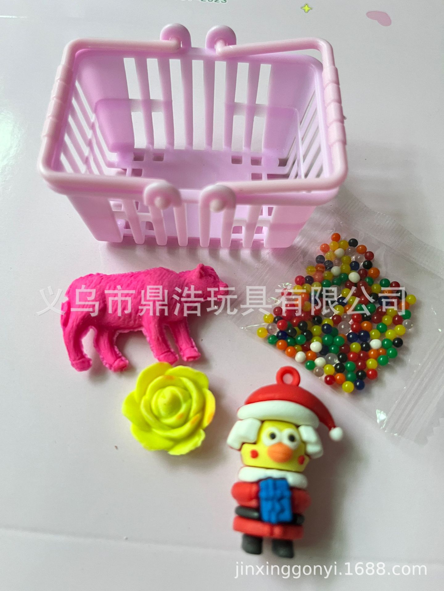 鼎浩 WATER BEADS DIY 实体店新款购物篮文创泡大珠加各式小配件套装厂家批发发货随机详情7