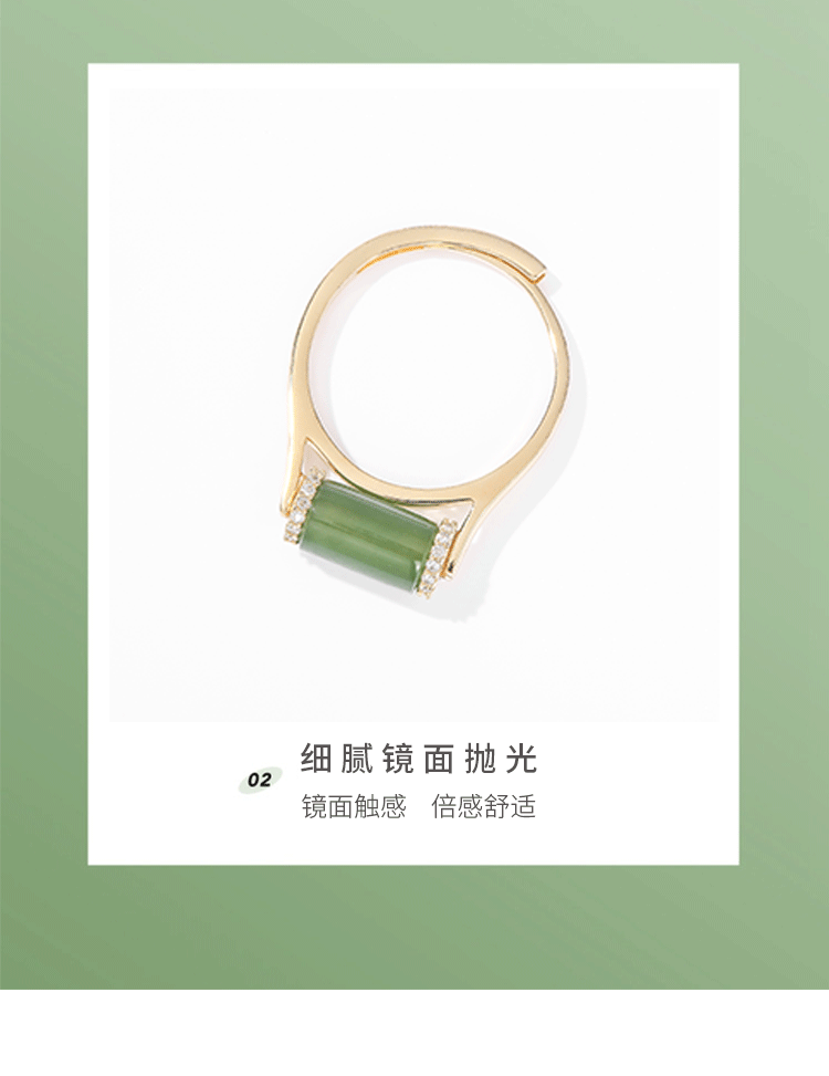 雅施丽芙创意设计师款源头工厂S925银可调节送礼自带戒指 pic 4