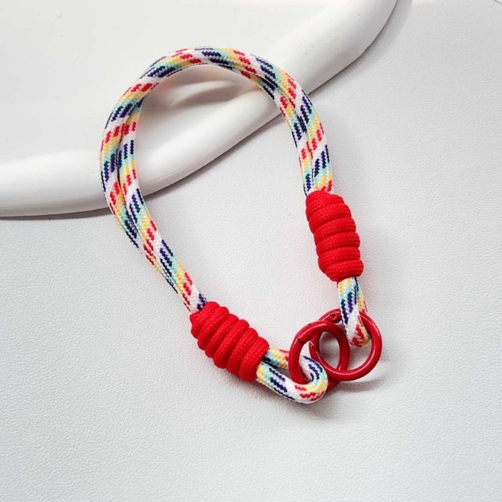 简约ins拼色编织绳短款手机挂绳ccd相机挂件手提挂饰男女腕带双扣详情14