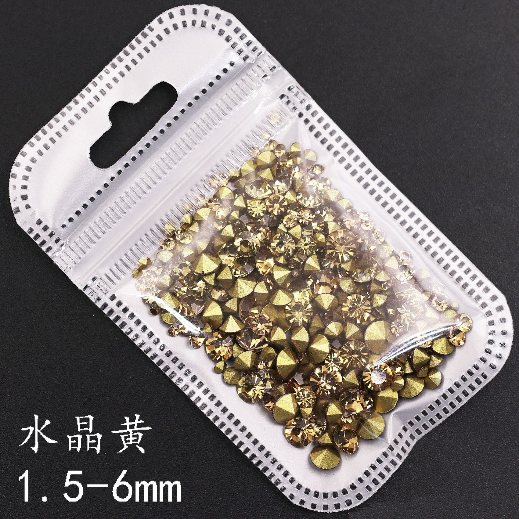 shanilak's Iridescence Nail Water Diamond and Shell Piece Mixed Set, wholesale of Krosin crushed stone nail accessories, high-sparkle pointed bottom diamond nail decoration pic 19