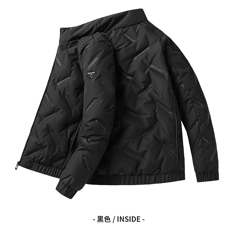 冬季新品男士羽绒服90白鸭绒保暖御寒时尚羽绒外套中青年羽绒服男 pic 13