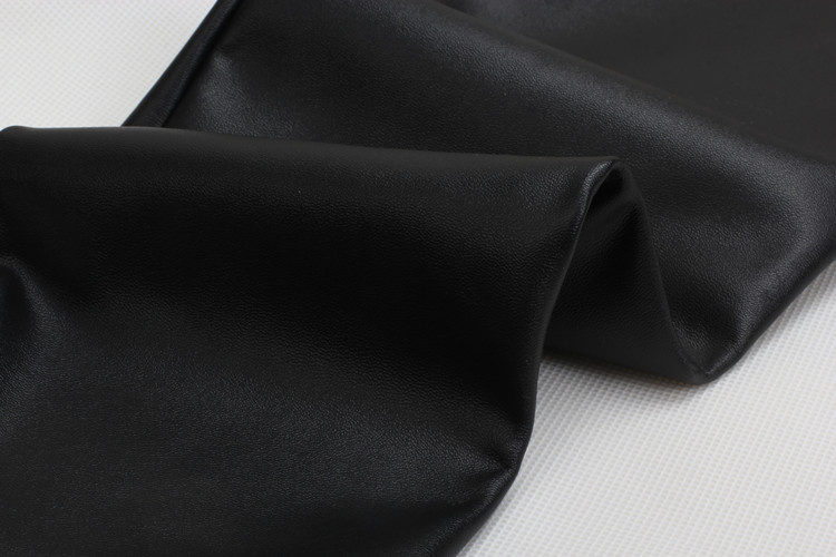 Fleece washed PU leather pants for women, high-waisted and slimming faux leather leggings for outerwear pic 5
