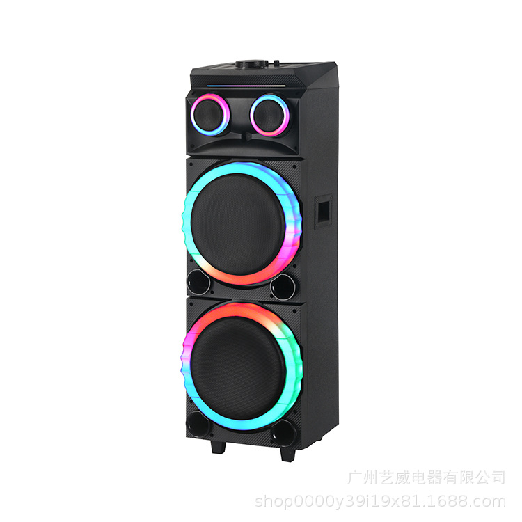 双12寸双喇叭音响大功率蓝牙音箱无线户外k歌广场舞 MT-1227详情1