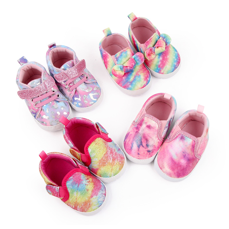 Soft-soled baby shoes for infants aged 0-12 months, indoor walking shoes in color and camouflage, Spring and Autumn 2773 pic 2
