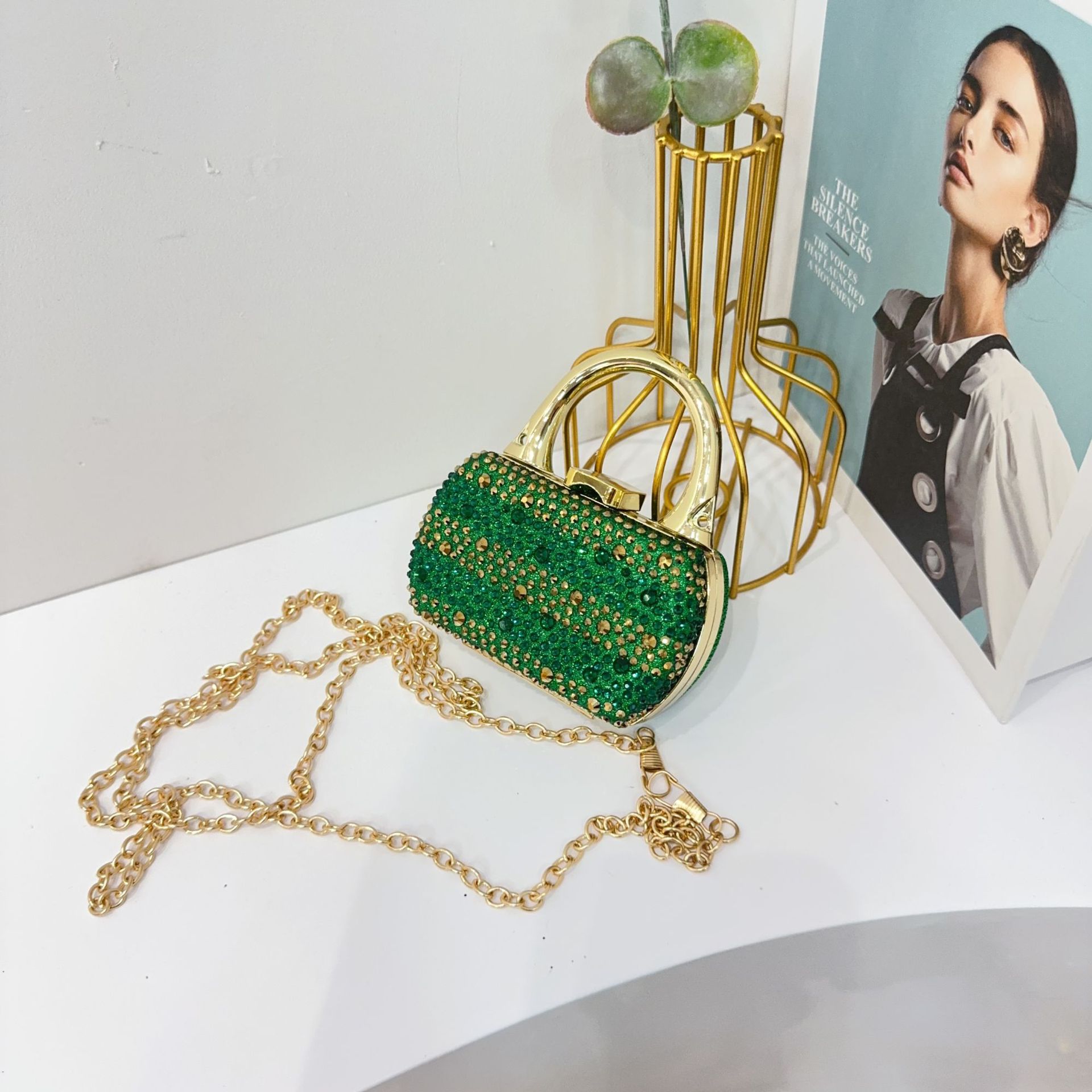 迷你包口红包女2025新款跨境外贸镶钻斜挎小包装饰包儿童包女包包详情31