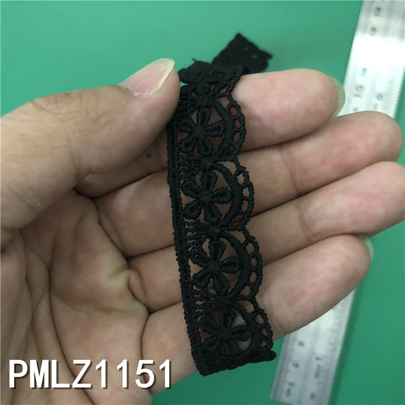 New Lolita embroidery water-soluble lace, milk silk single-sided small flower wave lace, lace with barcode pic 44