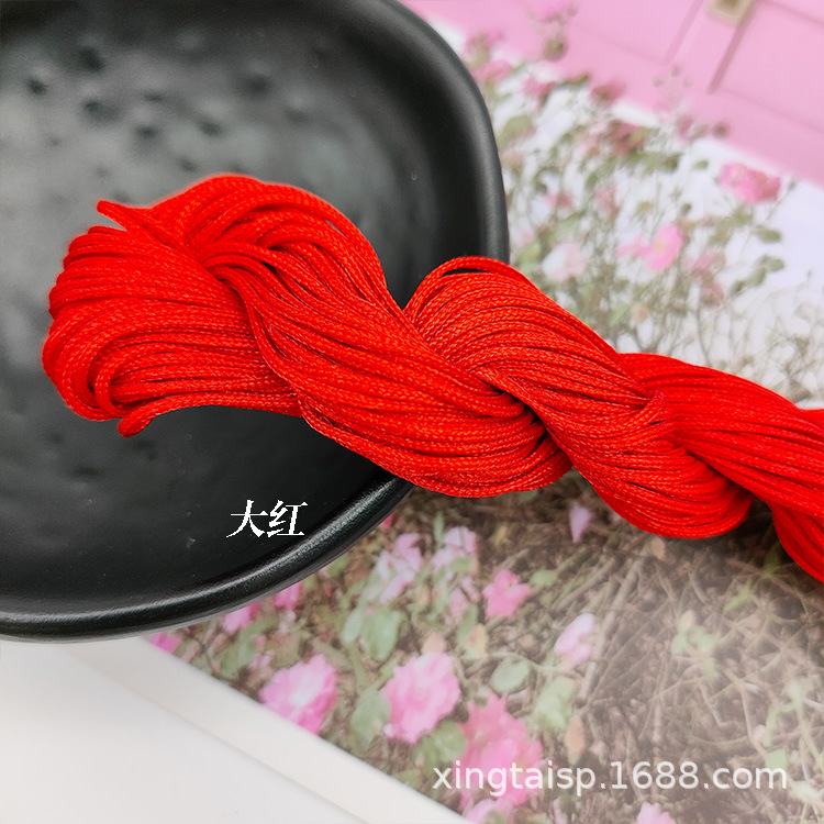 diy jewelry thread AB, Taiwan jade thread, colorful jewelry, nylon thread, jade bracelet, braided rope, 1mm jade thread wholesale pic 39