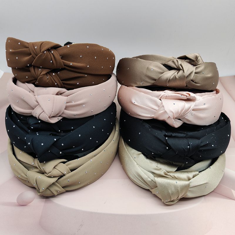 韩版发箍古风布艺头箍简约百式交叉打结显脸小发卡头扣发饰批发详情4