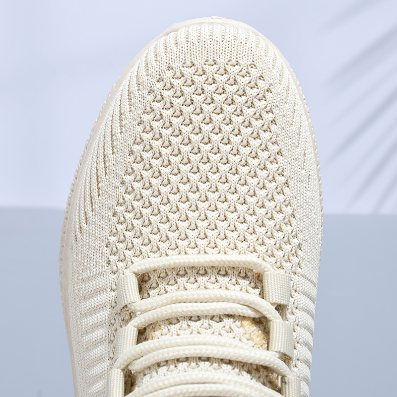 运动鞋女飞织网面女鞋夏季透气百搭休闲女士轻便软底健身跑步鞋子详情6