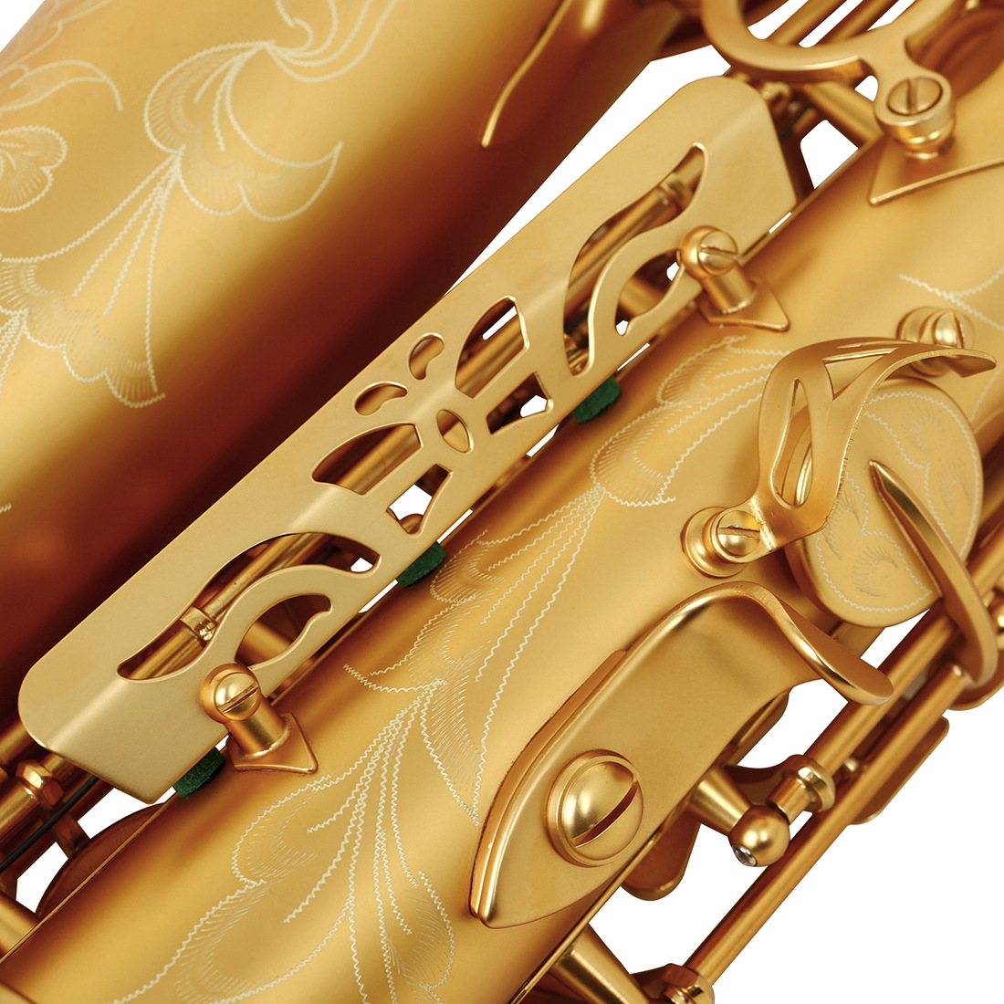 SLADE中音磨砂萨克斯套装黄铜管体初学者成人考级降e调萨克斯管详情23