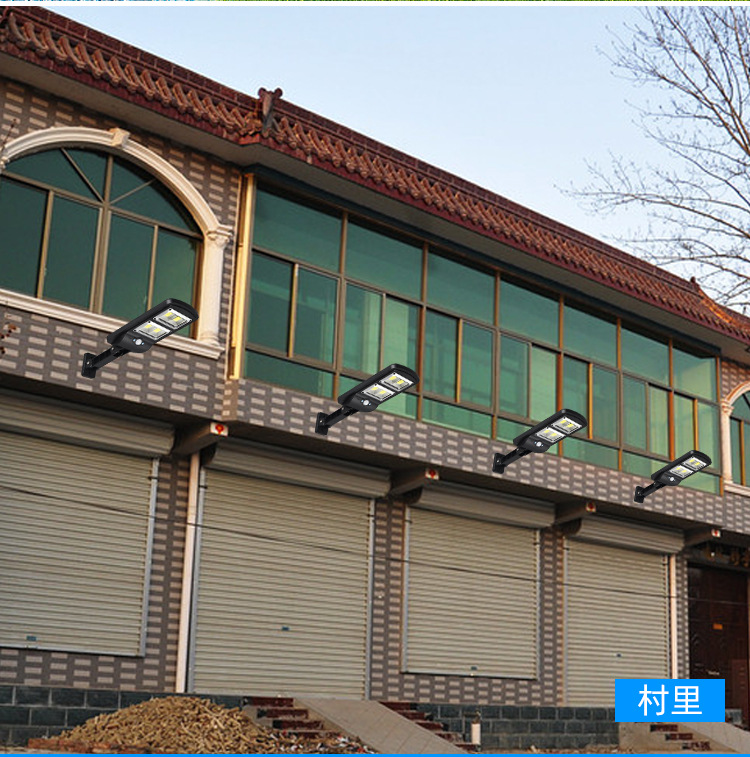 New integrated solar street lamps, outdoor household smart sensor garden lamps, gift exhibition and sale, solar lamps pic 13