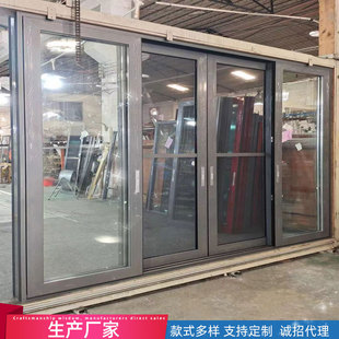 Supplying narrow-frame aluminum alloy swing doors in stock, kitchen glass, bathroom doors, bedroom, toilet doors, and bathroom doors factory pic 2