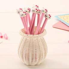zf2127 Creative Silicone Dandelion Gel Pen, Simulated Flower Ball Pen, Cute Plush Ball, Ball Signature Pen pic 5