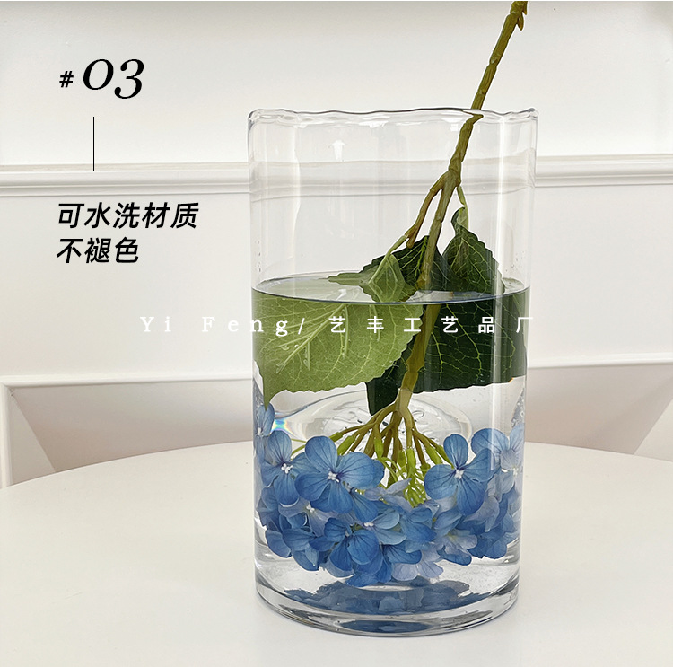 高级单枝3D仿真绣球花假花装饰插花批发钻石绣球婚庆花材摆件客厅详情15