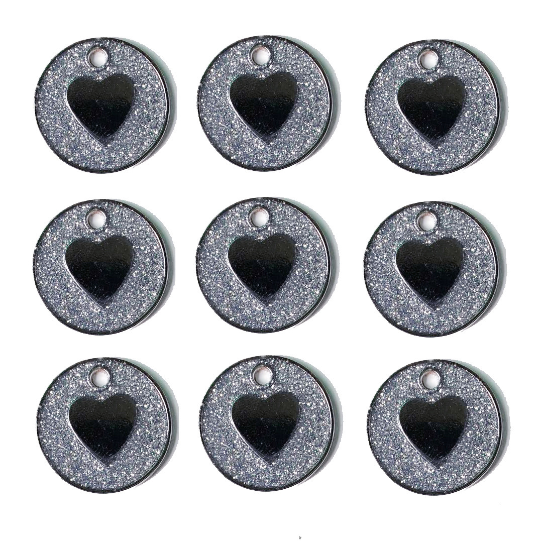 New heart-shaped laser-engraved nameplate, pet dog identity tag, anti-loss pet dog collar accessory, pet jewelry pendant pic 9
