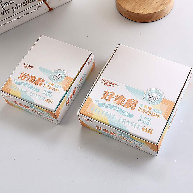 图强好集屑橡皮擦小学生专用橡皮擦好聚屑擦得干净不留痕彩色橡皮详情5