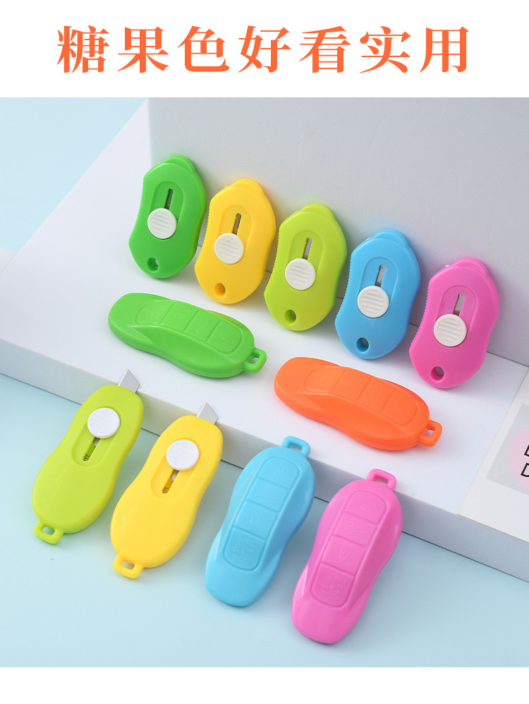 Cute cartoon small utility knife manufacturer wholesale mini knife, wallpaper cutting paper knife, express delivery opening magic tool, box opening knife pic 9