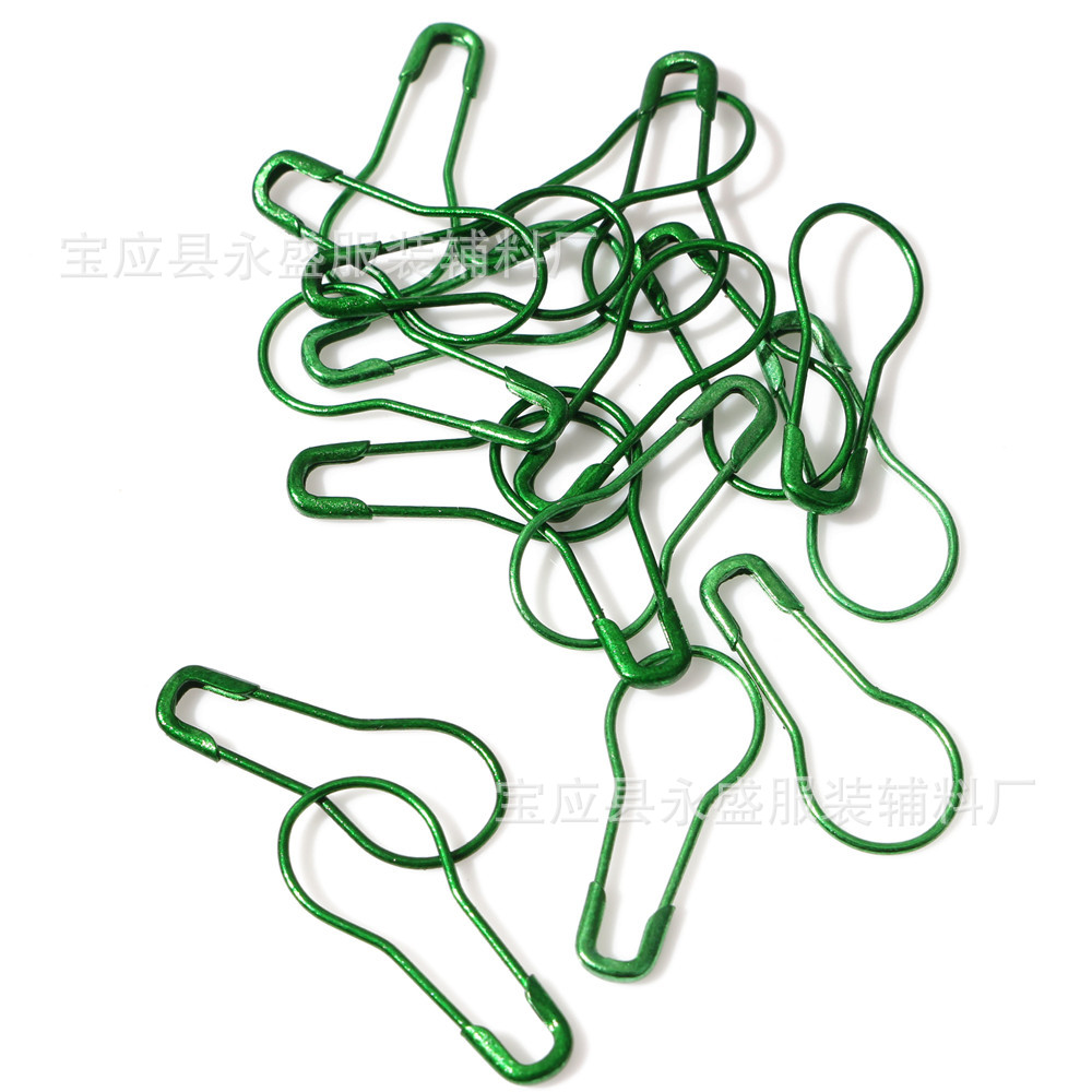 15色450枚透明盒装葫芦别针套装 服装吊牌彩色安全别针工厂批发详情10