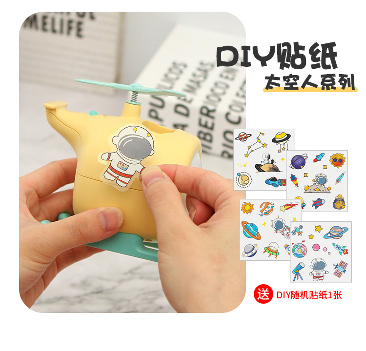 Creative cartoon airplane night light, creative DIY pen holder, desktop phone stand, night light, infant feeding light pic 4