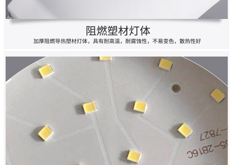 led灯泡 批发 塑包铝球泡 家用节能球泡灯 E27/B22高富帅球泡灯 pic 20