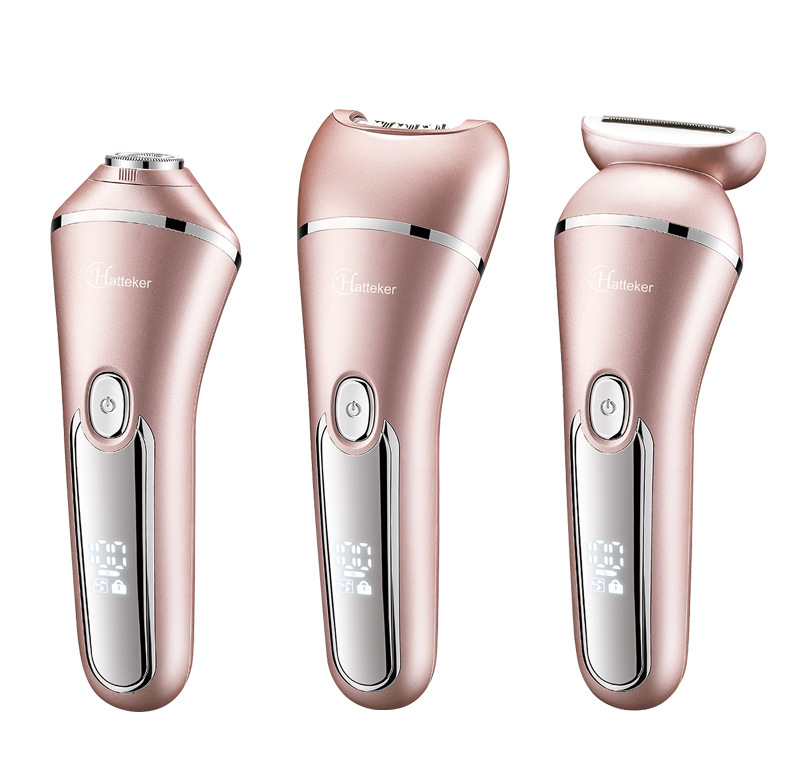 HATTEKER multi-functional electric hair shaver for women, home three-in-one hair extractor, water-washable full-body private hair clipper, HATTEKER pic 16