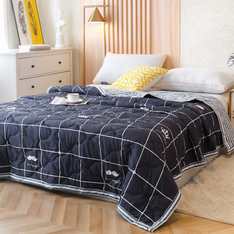 夏季水洗棉夏凉被床上用品水洗空调夏被单双人被芯学生宿舍薄被子详情20