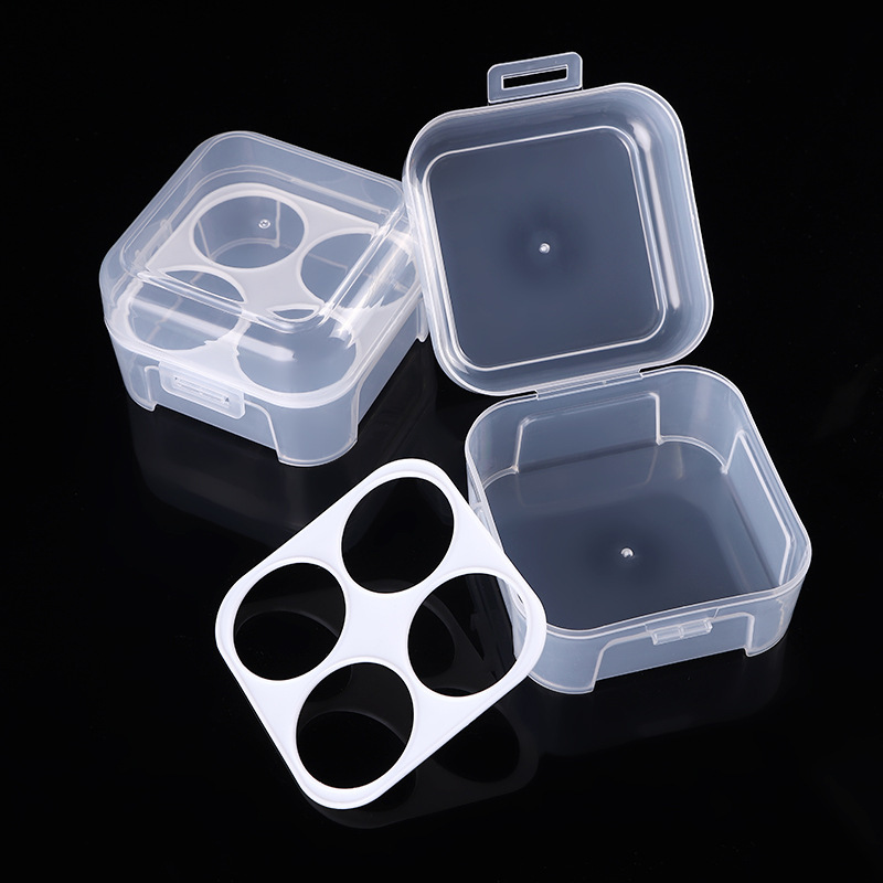 塑料盒 4个装美妆蛋盒 美妆蛋收纳盒 四格粉扑包装盒 粉扑鸡蛋盒详情6