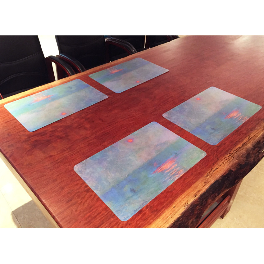 colorful bowl plate pad placem