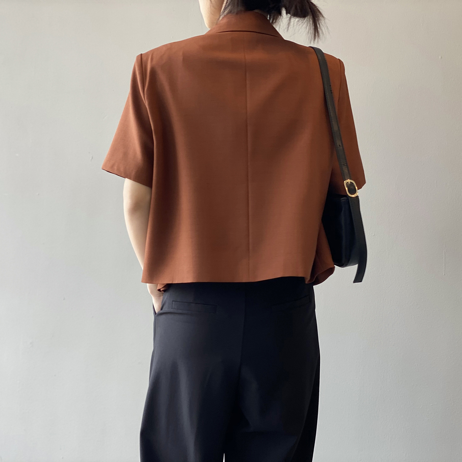 Yanshuang Solid Color short-sleeved blazer for women 2022 Summer New Korean Style loose and elegant short jacket 80158 pic 26