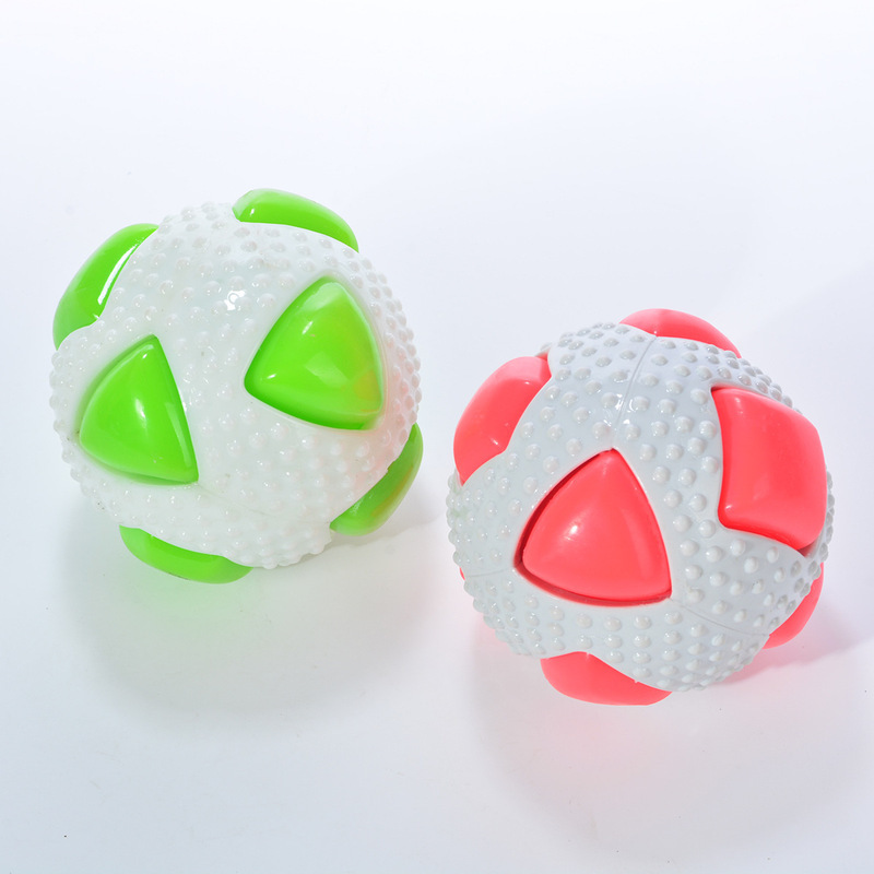 Dog creative beef-flavored, chewy tpr vocal ball Interactive pet toy ball factory direct sales pic 1