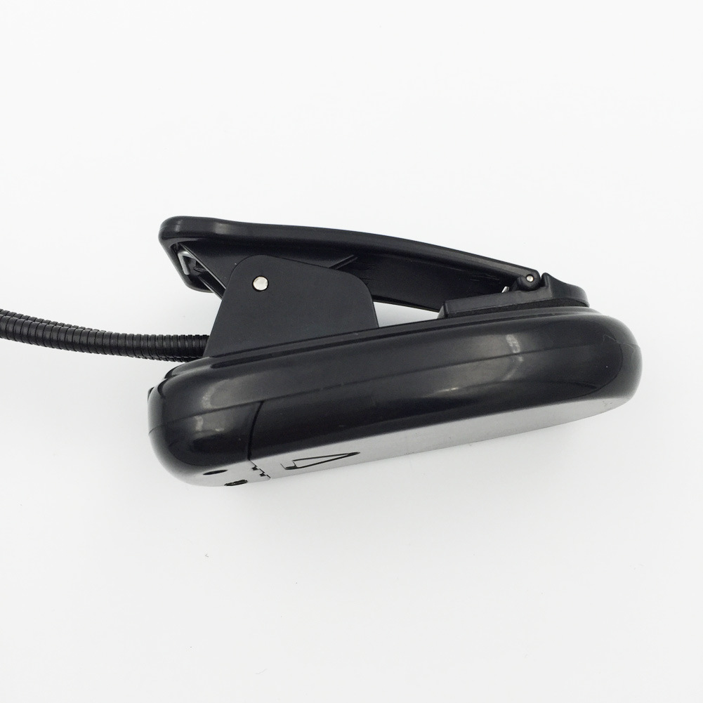 Dual-head book lamp with multi-angle adjustable battery type lighting pic 9