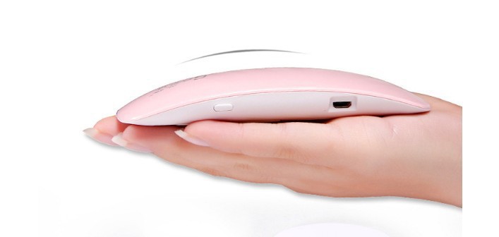 Mini mouse nail art machine, usb portable uv nail polish glue baking dryer, mini quick-drying nail art light therapy machine lamp pic 8