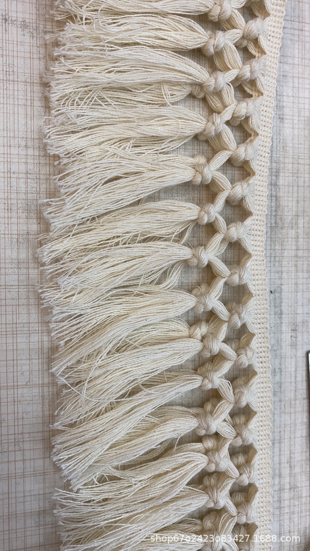 Factory direct supply of knotted tassel lace home textile accessories, DIY clothing accessories knotted tassel lace pic 6