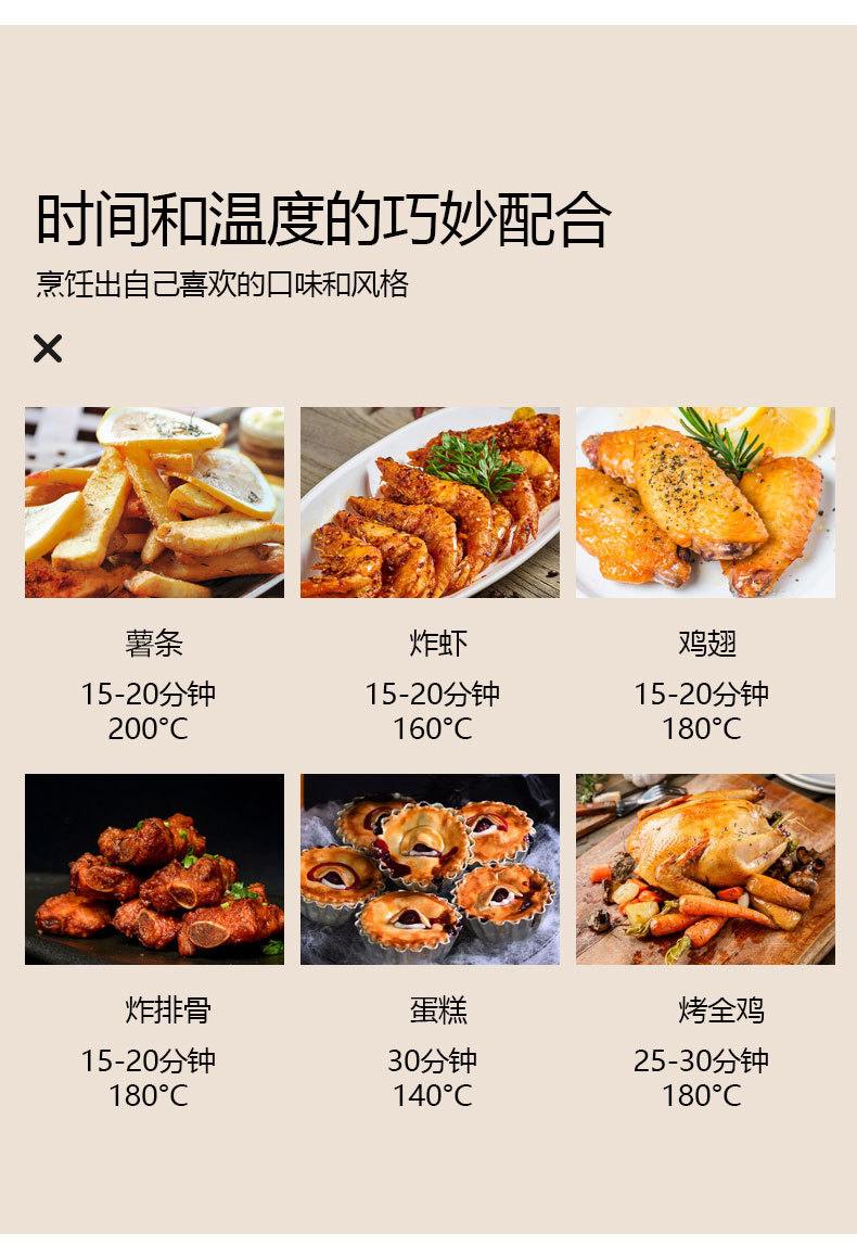 SOKANY air fryer is a household multi-functional fully automatic oil-free, low-fat, large-capacity air fryer pic 10