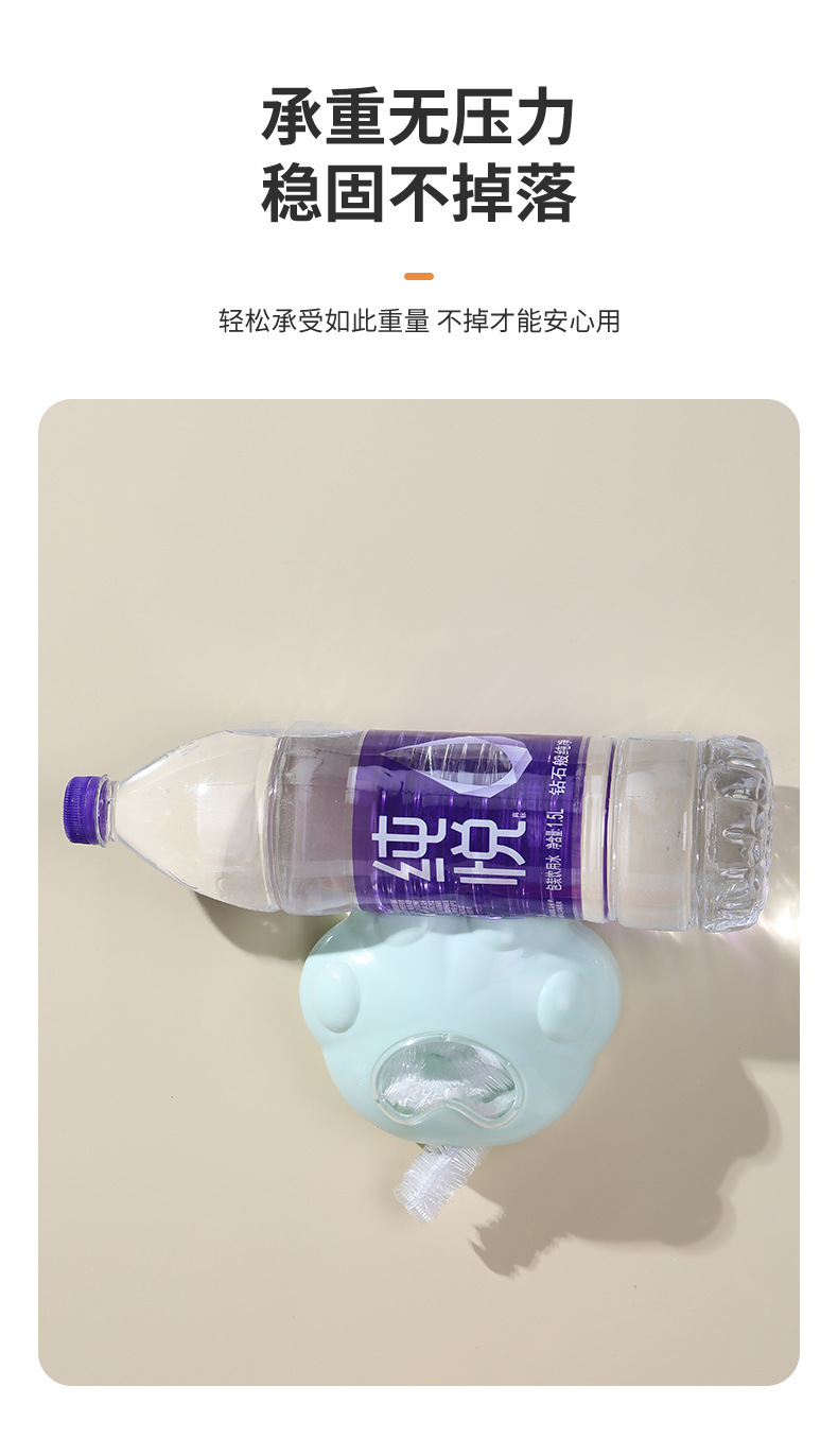 猫爪卡通保鲜膜套收纳盒壁挂式厨房置物架水槽过滤网鞋套整理盒详情7