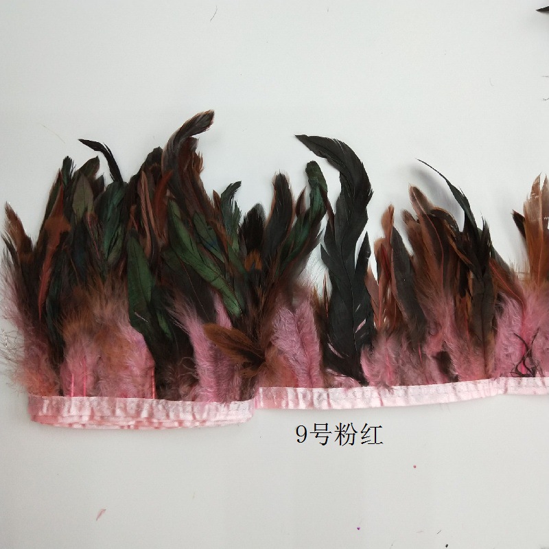 Feather fabric straps, fabric edges, clothing accessories, woolen strips, diy landscape decoration handicrafts and accessories from the manufacturer pic 13