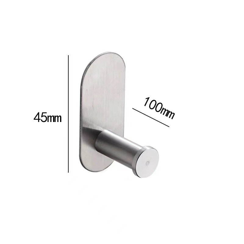 Stainless steel tissue paper rack, towel rod, towel ring hook, tissue paper rack, bathroom non-drilling bathroom hanging accessory set pic 19