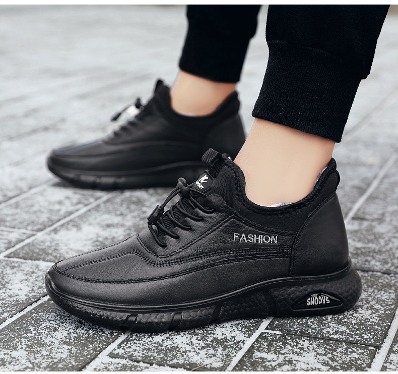 棉靴冬季新款外贸棉鞋批发加厚毛发加绒休闲保暖雪地靴男一件代发详情14