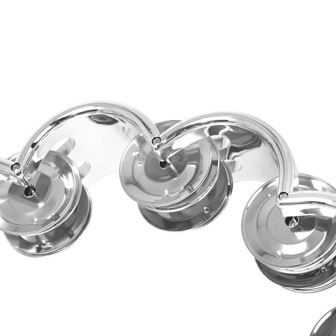 奥尔夫双排铃梅花双层手摇铃ABS花鼓圈KTV铃鼓儿童早教玩具花铃圈详情15