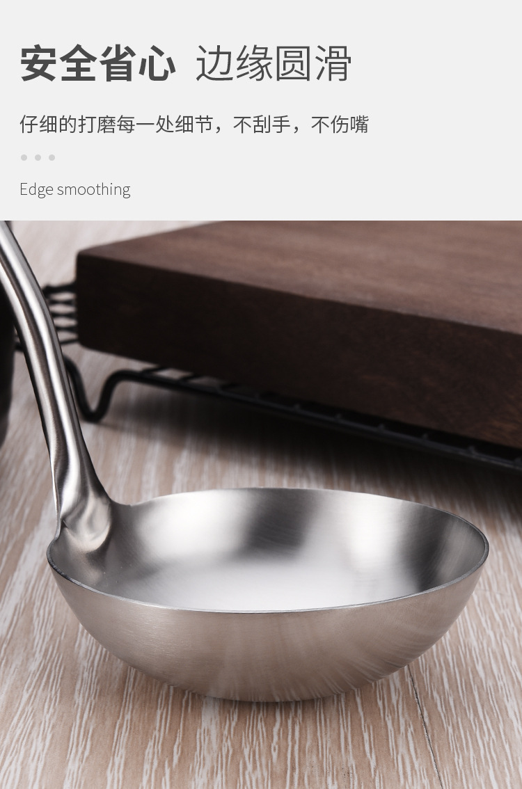 304 stainless steel rosewood handle spatula, cooking spatula, soup spoon, strainer, high-end gift kitchenware seven-piece set pic 15