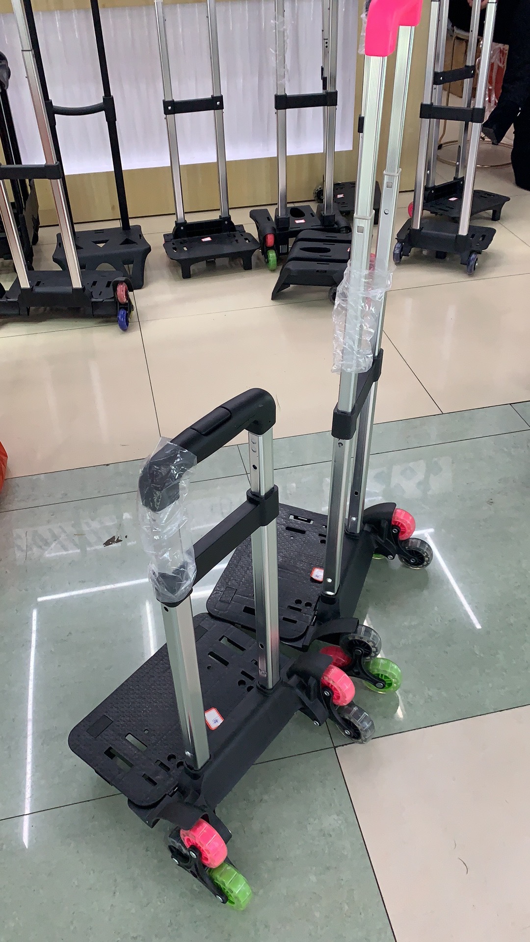 Student backpack pull rod, aluminum alloy, telescopic and detachable, stair climbing shopping bag, suitcase pull rod, luggage pull rod pic 7