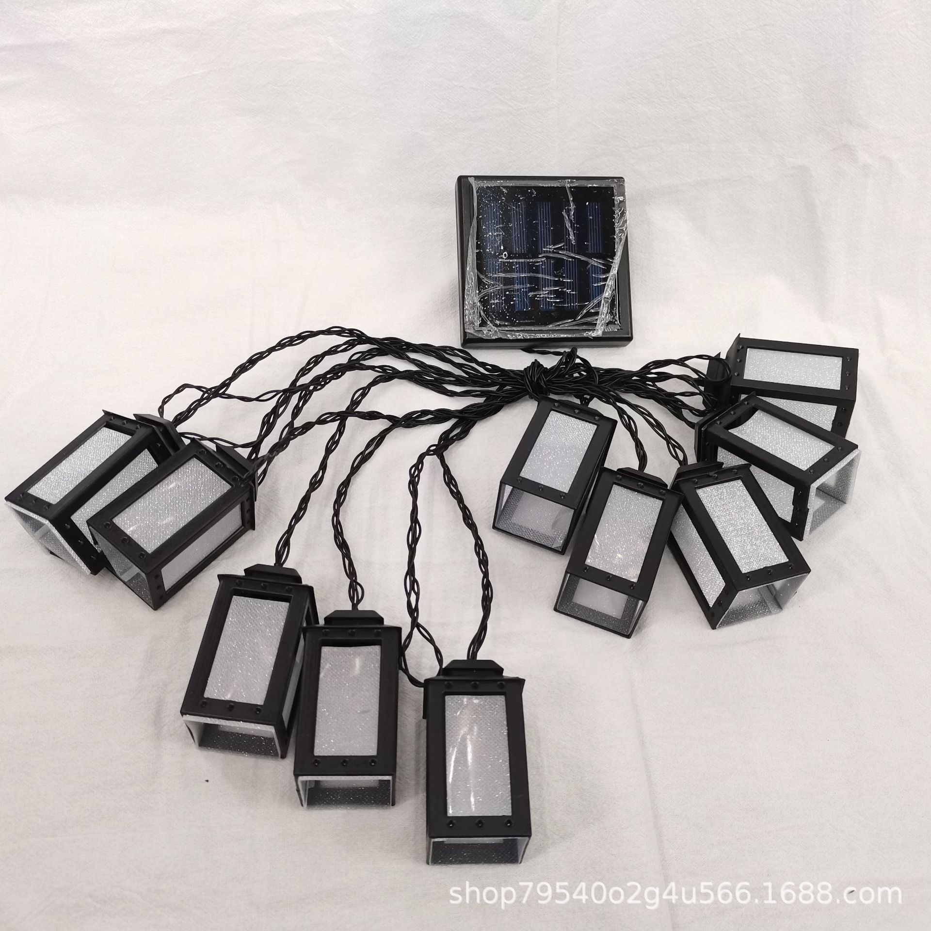 Multi-head solar ball lamps for outdoor courtyard and garden decoration, creative LED ambient light strings, waterproof 6 meters, 2.5V pic 5