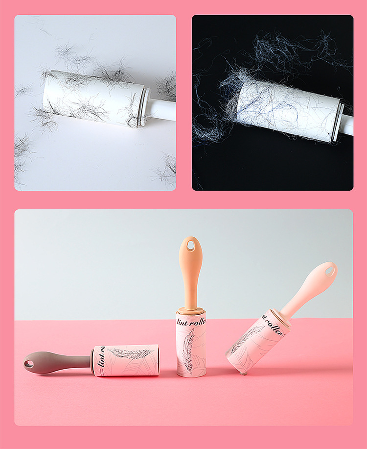 The detachable roller type hair remover is suitable for removing bristles and dust from clothes. It can replace the dust-removing paper with a 60-tear bristle remover pic 14