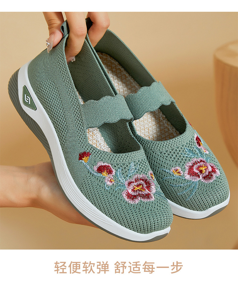 跨境外贸新款一脚蹬妈妈鞋软底轻便休闲女鞋shoes批发老北京布鞋详情22