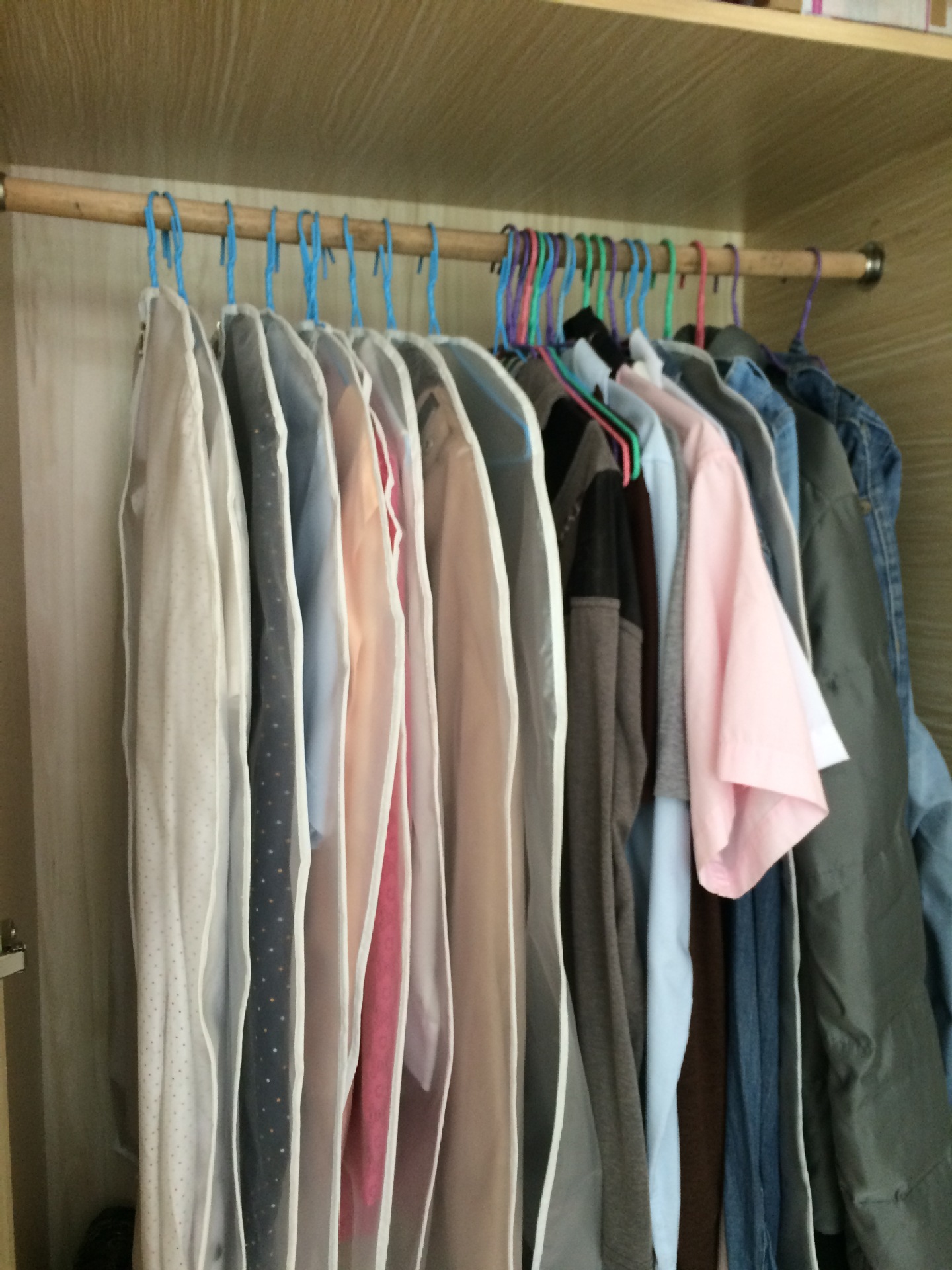 Clothing storage dust covers, waterproof and dustproof bags for clothes, coat hanging bags, suit covers, clothing storage bags manufacturer wholesale pic 28