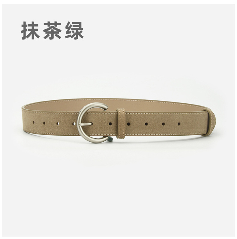 腰带女款磨砂针扣牛仔裤连衣裙腰带百搭装饰高级感复古文艺皮带女详情10