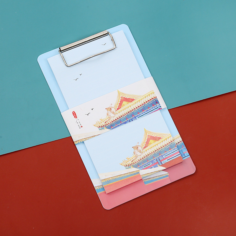 Factory direct sales of sticky note board clips, Chinese-style sticky notes of the Forbidden City, cute and creative portable student sticky note paper pic 8